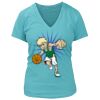 Women's Premium Deep V-Neck T-Shirt Thumbnail