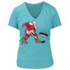 Women's Premium Deep V-Neck T-Shirt Thumbnail