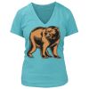 Women's Premium Deep V-Neck T-Shirt Thumbnail