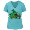 Women's Premium Deep V-Neck T-Shirt Thumbnail