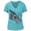 Women's Premium Deep V-Neck T-Shirt Thumbnail