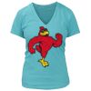 Women's Premium Deep V-Neck T-Shirt Thumbnail