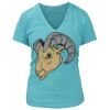 Women's Premium Deep V-Neck T-Shirt Thumbnail