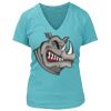 Women's Premium Deep V-Neck T-Shirt Thumbnail