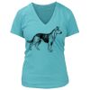 Women's Premium Deep V-Neck T-Shirt Thumbnail