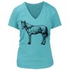 Women's Premium Deep V-Neck T-Shirt Thumbnail