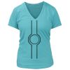Women's Premium Deep V-Neck T-Shirt Thumbnail