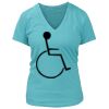 Women's Premium Deep V-Neck T-Shirt Thumbnail