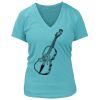 Women's Premium Deep V-Neck T-Shirt Thumbnail