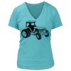 Women's Premium Deep V-Neck T-Shirt Thumbnail