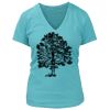 Women's Premium Deep V-Neck T-Shirt Thumbnail