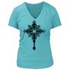 Women's Premium Deep V-Neck T-Shirt Thumbnail