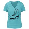 Women's Premium Deep V-Neck T-Shirt Thumbnail