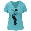 Women's Premium Deep V-Neck T-Shirt Thumbnail