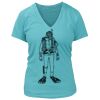 Women's Premium Deep V-Neck T-Shirt Thumbnail