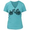 Women's Premium Deep V-Neck T-Shirt Thumbnail