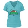 Women's Premium Deep V-Neck T-Shirt Thumbnail