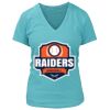 Women's Premium Deep V-Neck T-Shirt Thumbnail