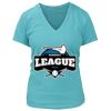 Women's Premium Deep V-Neck T-Shirt Thumbnail