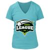 Women's Premium Deep V-Neck T-Shirt Thumbnail