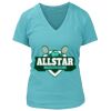 Women's Premium Deep V-Neck T-Shirt Thumbnail
