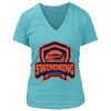 Women's Premium Deep V-Neck T-Shirt Thumbnail