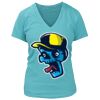 Women's Premium Deep V-Neck T-Shirt Thumbnail