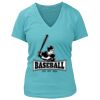 Women's Premium Deep V-Neck T-Shirt Thumbnail