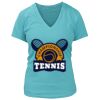 Women's Premium Deep V-Neck T-Shirt Thumbnail