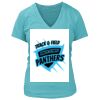 Women's Premium Deep V-Neck T-Shirt Thumbnail