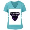 Women's Premium Deep V-Neck T-Shirt Thumbnail