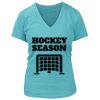 Women's Premium Deep V-Neck T-Shirt Thumbnail