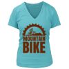 Women's Premium Deep V-Neck T-Shirt Thumbnail