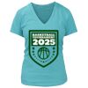 Women's Premium Deep V-Neck T-Shirt Thumbnail
