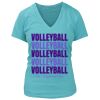 Women's Premium Deep V-Neck T-Shirt Thumbnail