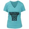 Women's Premium Deep V-Neck T-Shirt Thumbnail