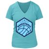 Women's Premium Deep V-Neck T-Shirt Thumbnail