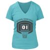 Women's Premium Deep V-Neck T-Shirt Thumbnail