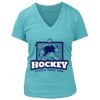 Women's Premium Deep V-Neck T-Shirt Thumbnail