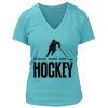 Women's Premium Deep V-Neck T-Shirt Thumbnail