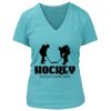Women's Premium Deep V-Neck T-Shirt Thumbnail