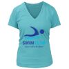 Women's Premium Deep V-Neck T-Shirt Thumbnail