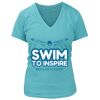 Women's Premium Deep V-Neck T-Shirt Thumbnail