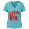 Women's Premium Deep V-Neck T-Shirt Thumbnail