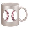 11oz Metallic Silver Mug Thumbnail