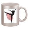 11oz Metallic Silver Mug Thumbnail