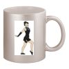 11oz Metallic Silver Mug Thumbnail