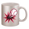 11oz Metallic Silver Mug Thumbnail