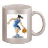 11oz Metallic Silver Mug Thumbnail