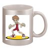 11oz Metallic Silver Mug Thumbnail